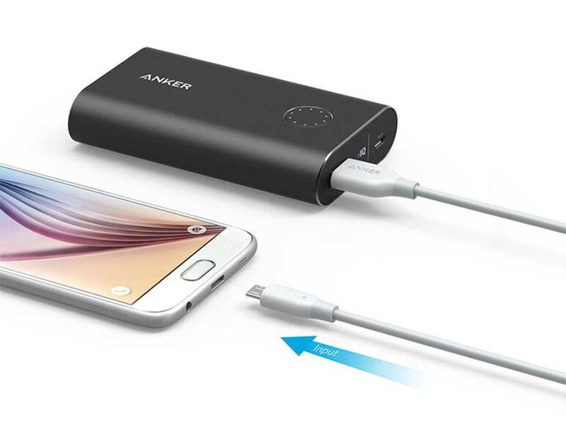 کابل شارژ و انتقال داده میکرو یو اس بی انکر Anker A8133H12 PowerLine 1.8m USB To MicroUSB Cable