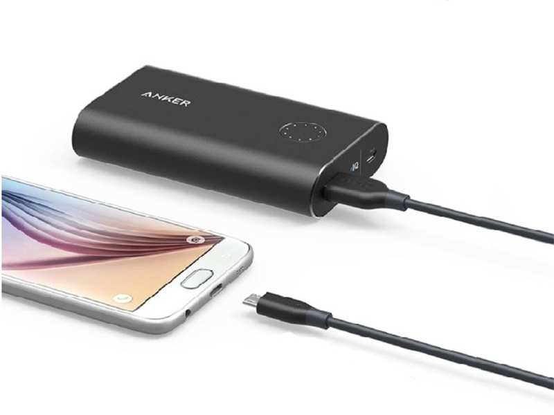 کابل شارژ و انتقال داده میکرو یو اس بی انکر Anker A8133H12 PowerLine 1.8m USB To MicroUSB Cable