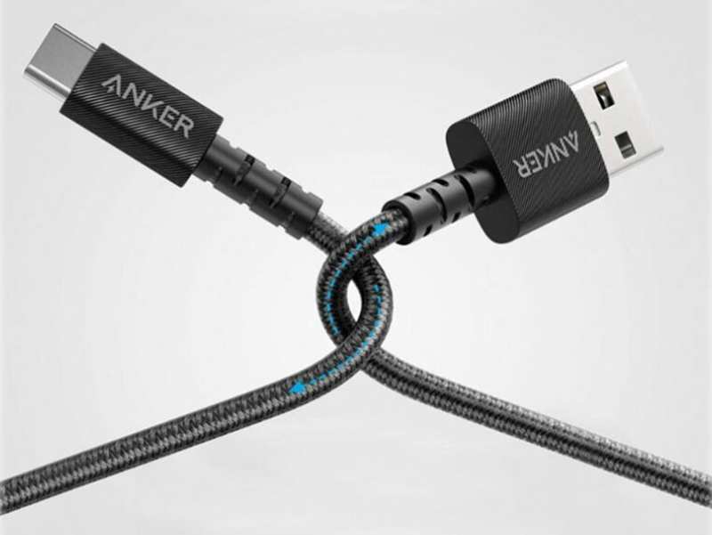 کابل تایپ سی انکر Anker A8022H11 USB 3.0 To USB-C Cable 0.9m