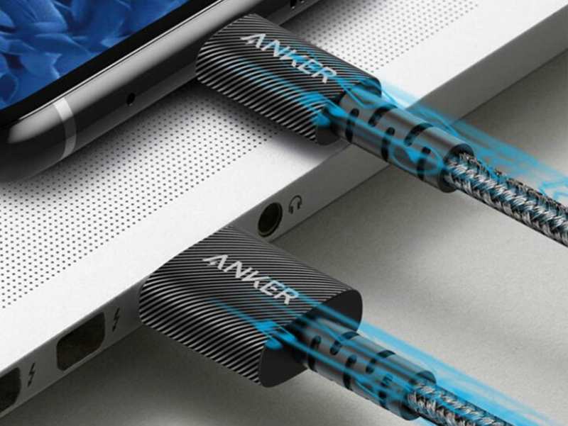 کابل تایپ سی انکر Anker A8022H11 USB 3.0 To USB-C Cable 0.9m