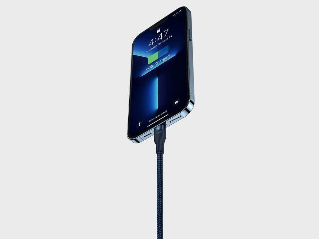 کابل فوق شارژ سریع سه سر تایپ‎سی به لایتنینگ، میکرو و تایپ‎سی 1.5 متری بیسوس Baseus Flash Series Fast Charging Cable 100W CASS030201