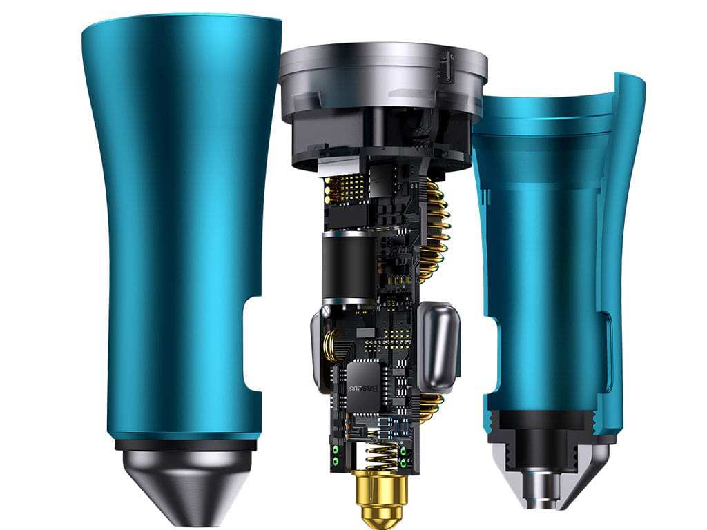 شارژر فندکی فست شارژ ماشین تایپسی 40 وات بیسوس GJP000013