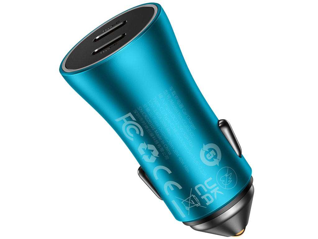 شارژر فندکی فست شارژ ماشین تایپسی 40 وات بیسوس GJP000013