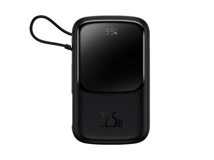 پاوربانک شارژر سریع 22.5 وات به همراه کابل تایپسی 0.5 متری 10000 بیسوس Baseus Qpow Pro Fast Charge Power Bank PPQD020101