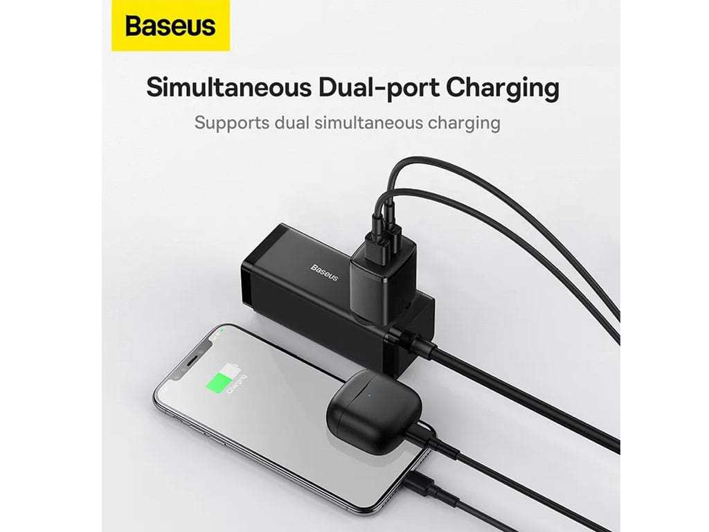 شارژر دیواری یواسبی 10.5 وات بیسوس Baseus Compact Charger 2U EU CCXJ010201