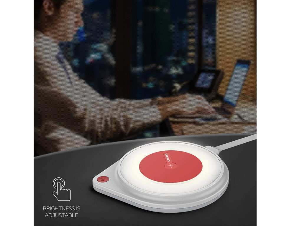 شارژر بیسیم 10 وات و چراغخواب الدنیو LDNIO wireless charger with LED Lamp AW001