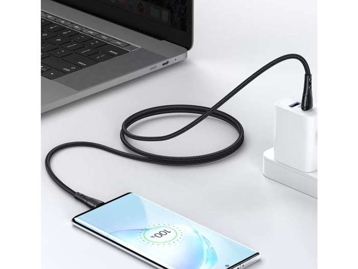 کابل تایپسی به تایپسی 60 واتی شارژ سریع و انتقال دیتا مک دودو Mcdodo CA-7641 Type-C to Type-C Fast Charging Data Cable 1.2m 60w PD QC4.0
