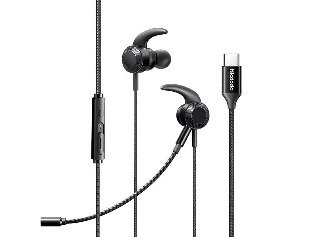 هندزفری سیمی گیمینگ حرفهای تایپسی مکدودو Mcdodo USB Type-C Gaming Earphones HP-1340