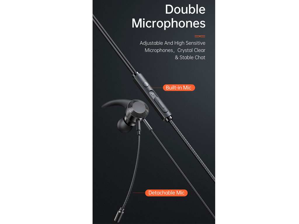 هندزفری سیمی گیمینگ حرفهای تایپسی مکدودو Mcdodo USB Type-C Gaming Earphones HP-1340