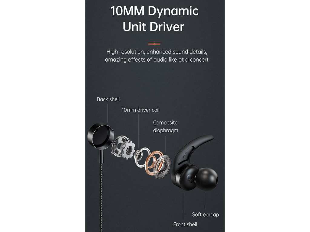 هندزفری سیمی گیمینگ حرفهای تایپسی مکدودو Mcdodo USB Type-C Gaming Earphones HP-1340