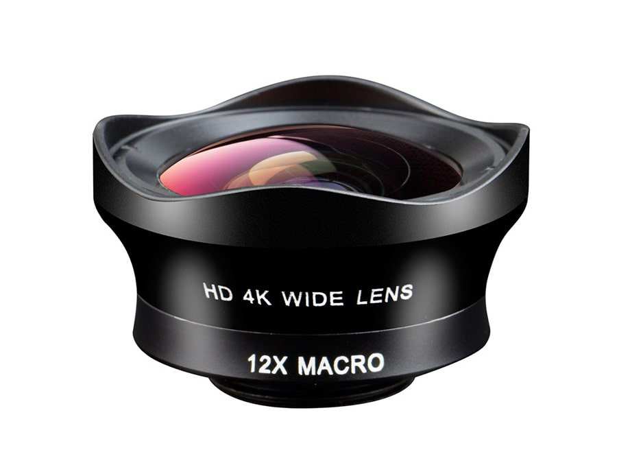 لنز موبایل واید و ماکرو Osino HD 4K Wide Lens & 12X Macro Lens