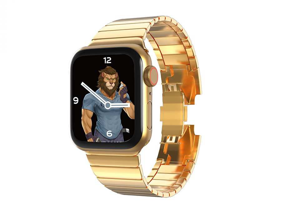 بند فلزی اپل واچ 42و 44و 45 میلی متر گرین Green Link Bracelet Acero Correa Apple Watch 42/44/45mm