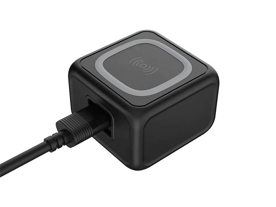 شارژر رومیزی و شارژر وایرلس فست شارژ پورودو Porodo Desktop Charger Fast Wireless Charging PD-FWCH005