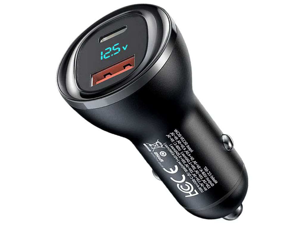 شارژر فندکی فست شارژ ماشین تایپسی 95 وات مکدودو CC-5670