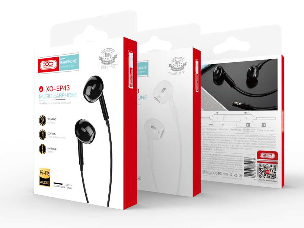هندزفری سیمی ایکساو XO Music Earphone XO-EP43