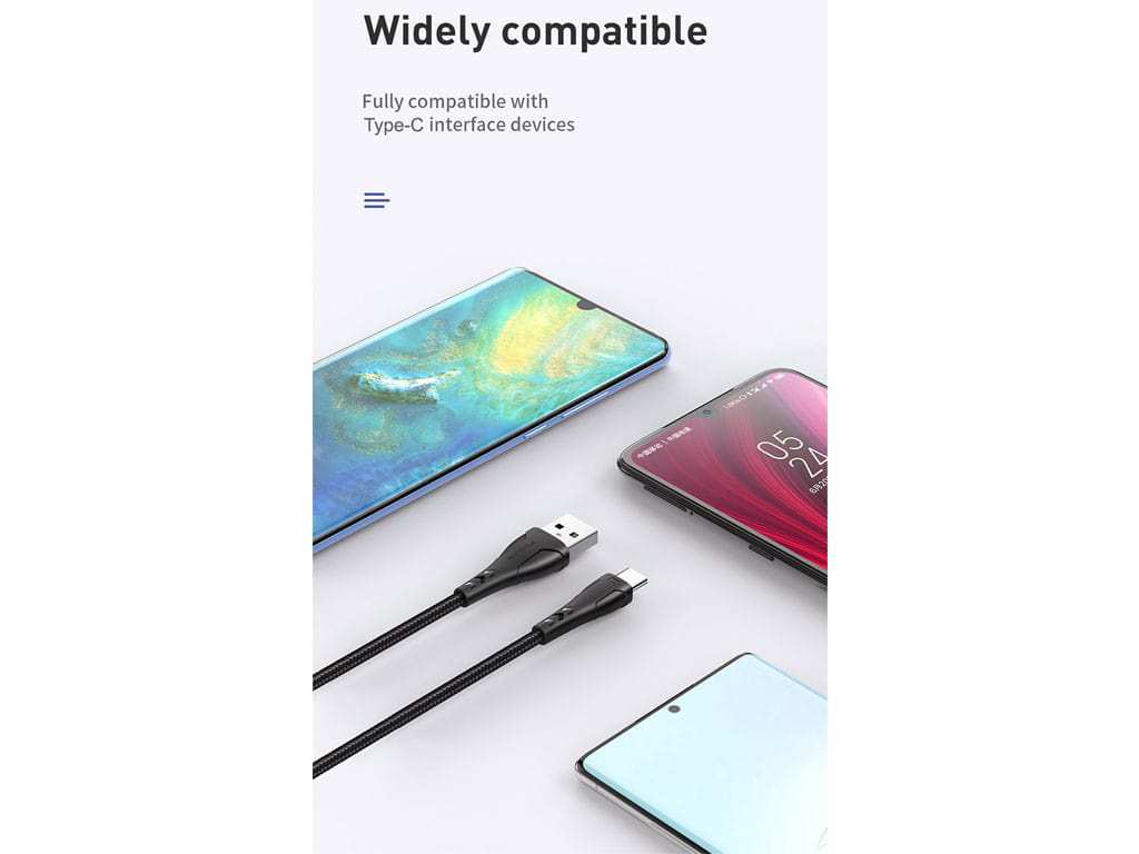 کابل شارژ سریع یواسبی به تایپسی 1.2 متری مکدودو MCDODO USB toType-C Cable 2.4A CA-746