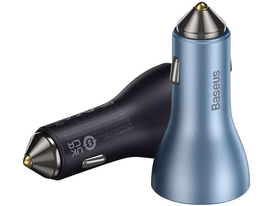 شارژر فندکی فست شارژ ماشین 65 وات بیسوس CGJP010003