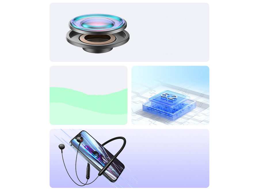 هندزفری بلوتوث گردنی بیسوس P1 Bowie NGPB000001