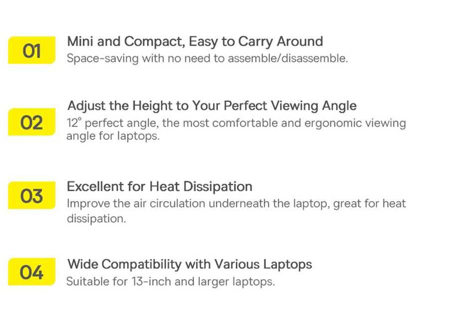 پایه نگهدارنده لپتاپ بیسوس Baseus laptop stand LUZC000012