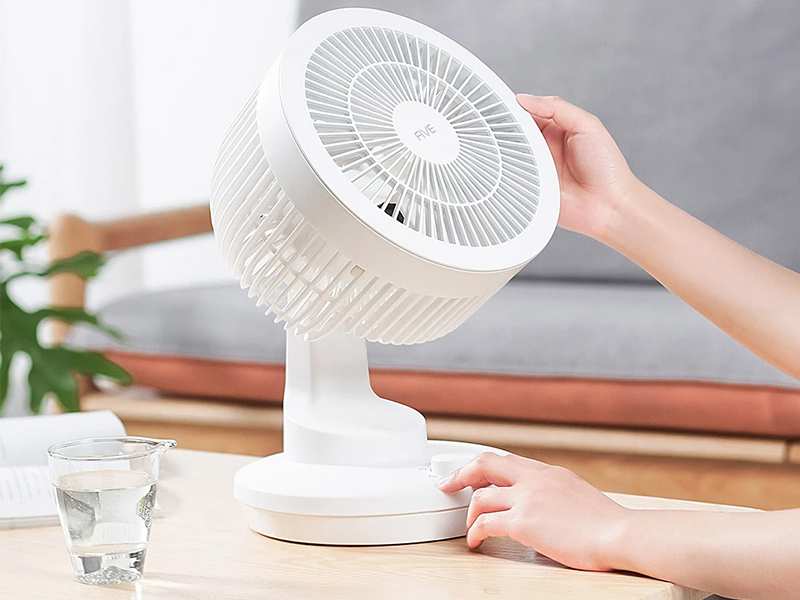 پنکه رومیزی شیائومی با قابلیت چرخش 120 درجه چپ و راست Xiaomi FIVE YSDFS001XD Air Circulation Fan-Desk Fan