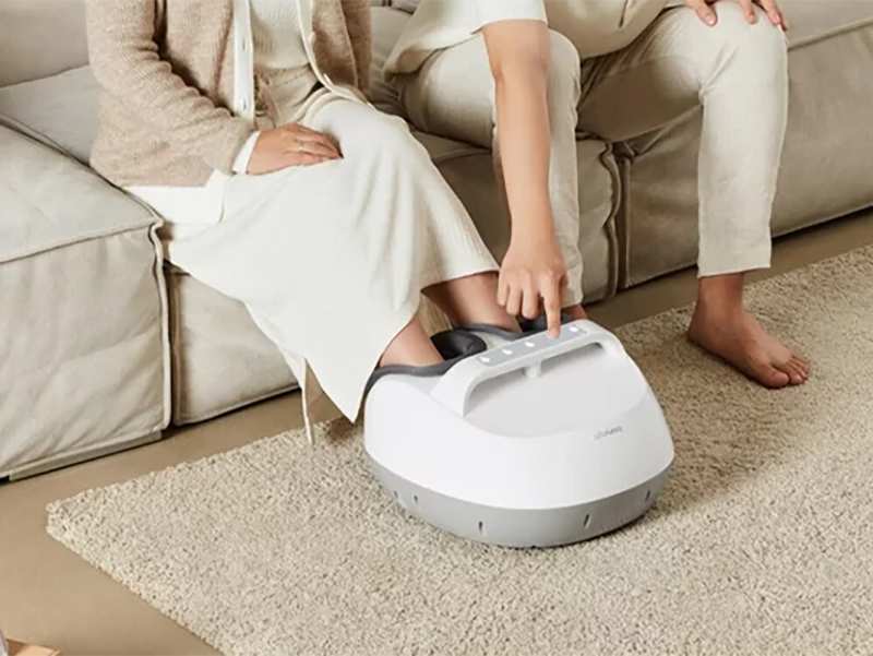 ماساژور پا قابل حمل شیائومی همراه با کمپرس داغ Xiaomi Leravan Foot Massager LJ-ZJ008