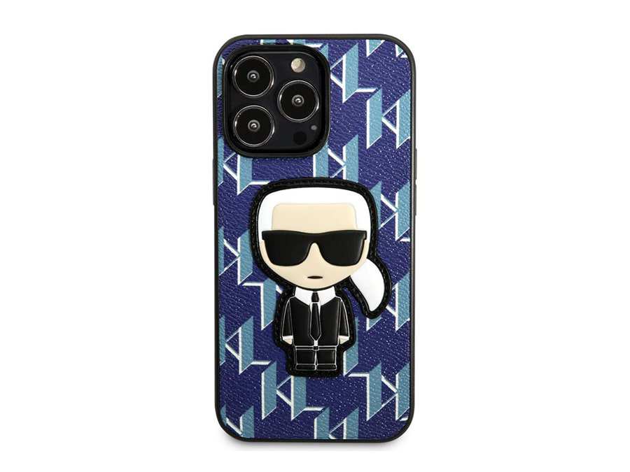 قاب چرمی آیفون 13 پرو طرح کارل برجسته CG Mobile iphone 13 Pro Karl Lagerfeld Leather Case