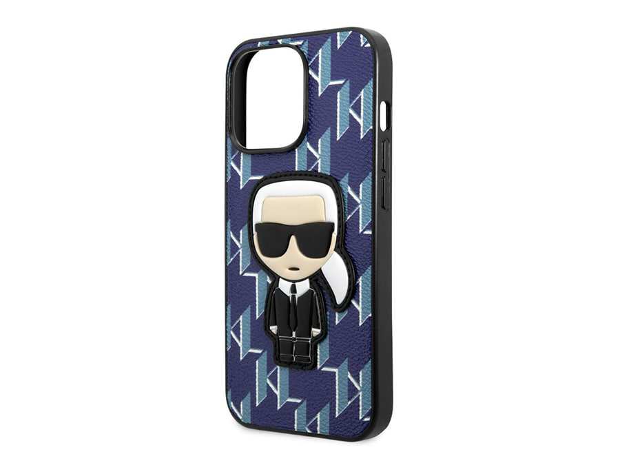 قاب چرمی آیفون 13 پرو طرح کارل برجسته CG Mobile iphone 13 Pro Karl Lagerfeld Leather Case