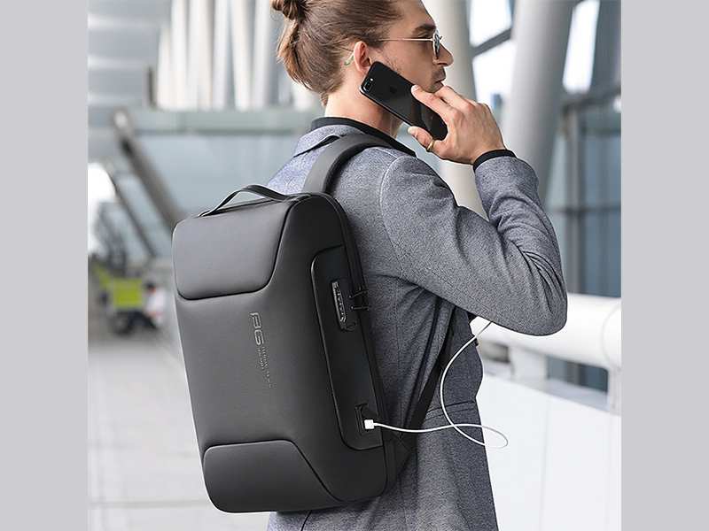 کوله پشتی حرفه ای ضد آب لپ تاپ 15.6 اینچ دارای پورت USB بنج BANGE BG-7216 Backpack 15.6 inch Laptop Waterproof