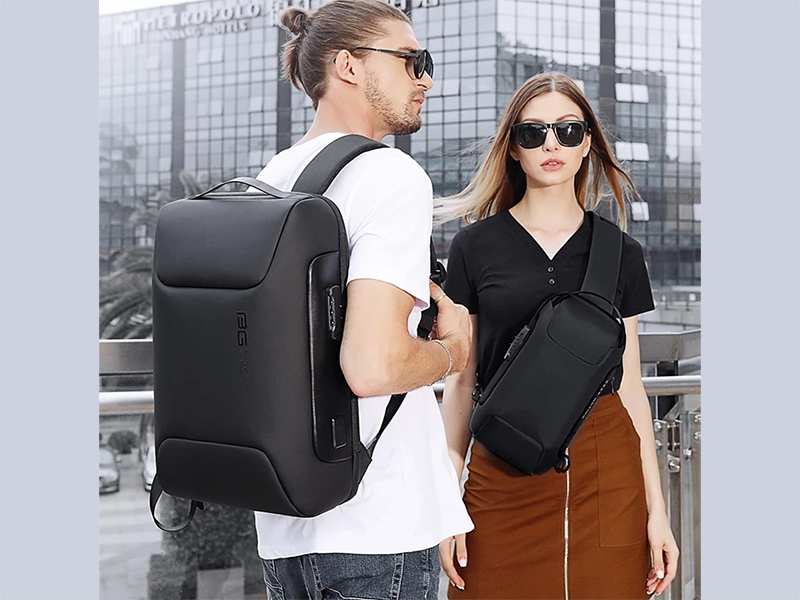 کوله پشتی حرفه ای ضد آب لپ تاپ 15.6 اینچ دارای پورت USB بنج BANGE BG-7216 Backpack 15.6 inch Laptop Waterproof