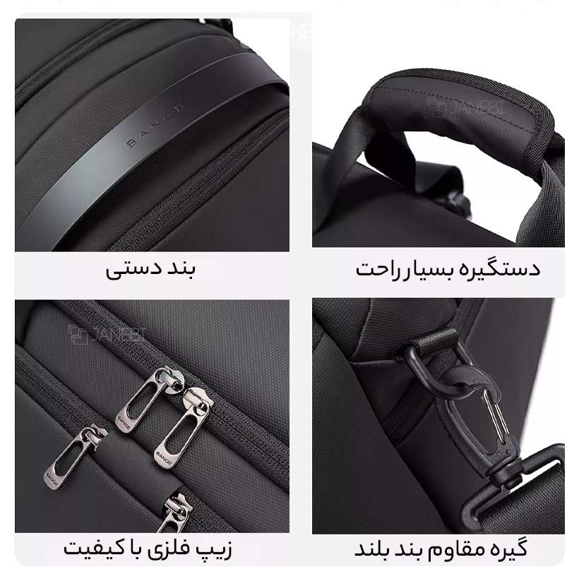 کیف ورزشی با ظرفیت ۳۰ لیتر با قابلیت جدا سازی وسایل بنج Bange Max Travel Bag BG-2378