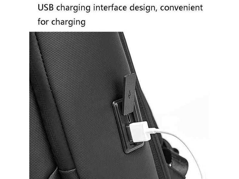 کوله پشتی لپتاپ حرفه ای ضد آب 15.6 اینچ دارای پورت USB با قابلیت باز شدن 180 درجه بنج BANGE BG-7277 Backpack Men Waterproof Travel Backpack