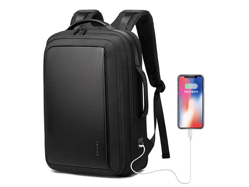 کوله لپ تاپ حرفه ای مسافرتی ضد آب با پورت USB مناسب برای لپتاپ 15 اینچی بنج BANGE BG-S56 Waterproof Men'S Travel Backpack