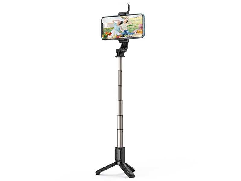 مونوپاد سهپایهدار مک دودو دارای ریموتکنترل و نورافشان MCDODO MDD SS-1781 Aluminum Alloy Extendable Rod Selfie