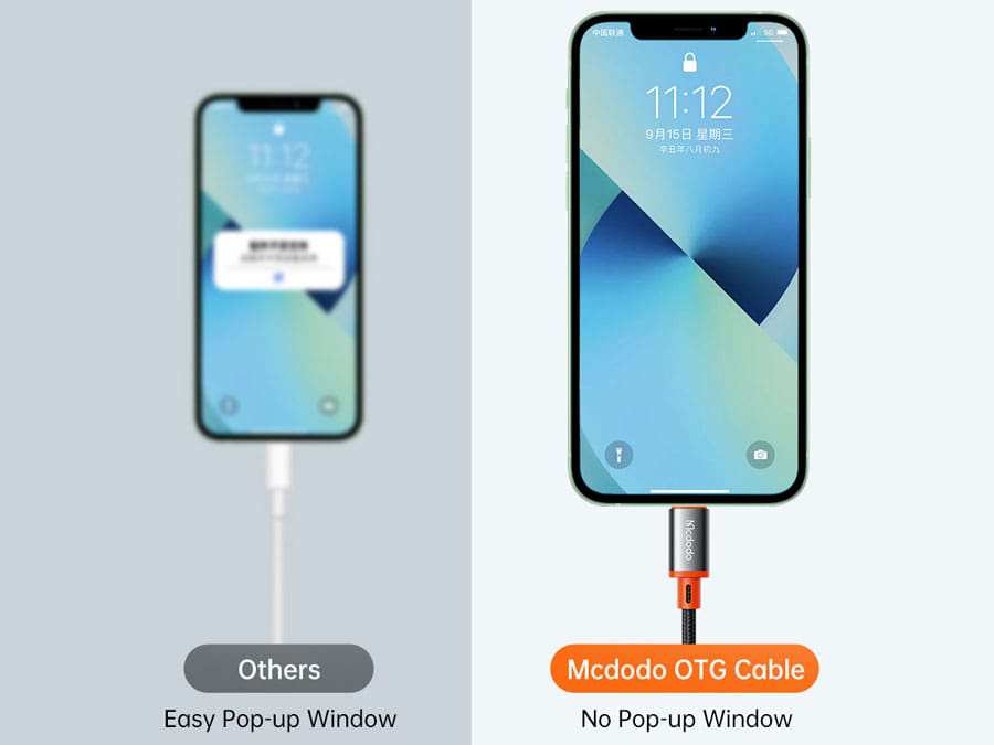 کابل تبدیل تایپسی به لایتنینگ مکدودو Mcdodo CA-144 Type-C To Lightning Convertor Cable