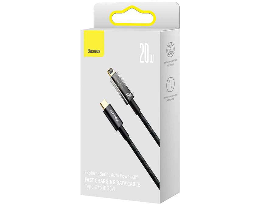 کابل شارژ تایپسی به لایتنینگ 20 وات بیسوس Baseus Lightning Cable 2m CATS000101