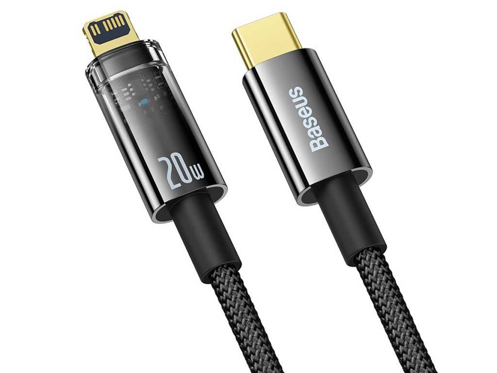 کابل شارژ تایپسی به لایتنینگ 20 وات بیسوس Baseus Lightning Cable 2m CATS000101