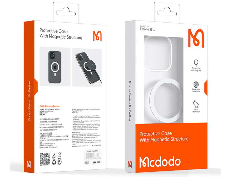 قاب مگسیف مخصوص گوشی آیفون 13 پرومکس مکدودو MCDODO Frosted Magsafe Phone Case PC-179