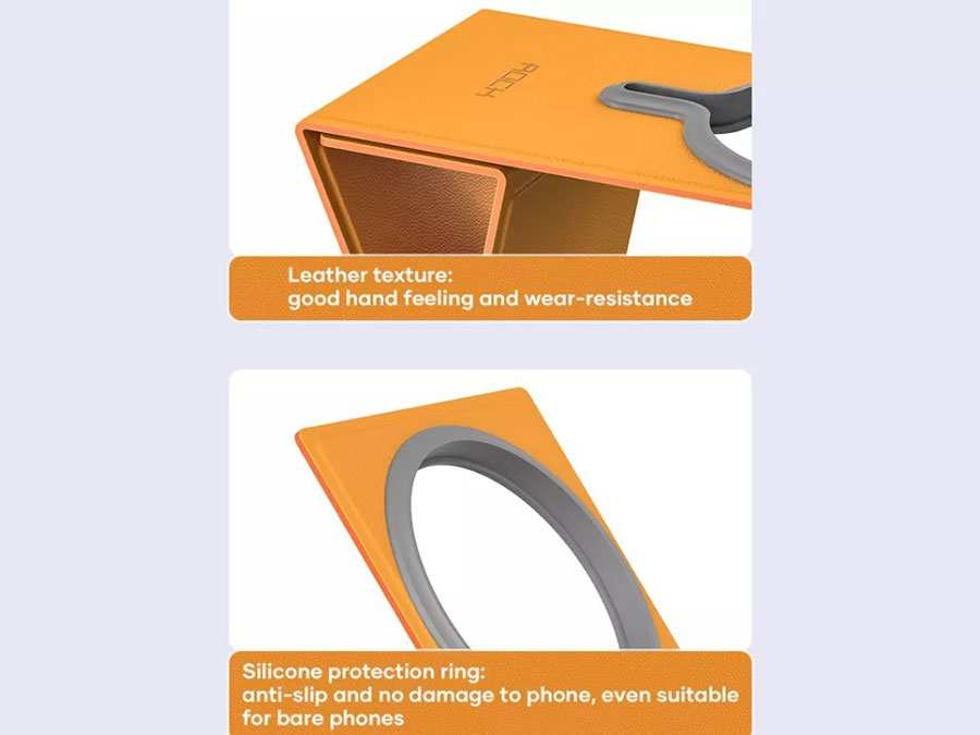استند شارژر بی سیم راک ROCK RPH0969 Magnetic Wireless Charger Stand