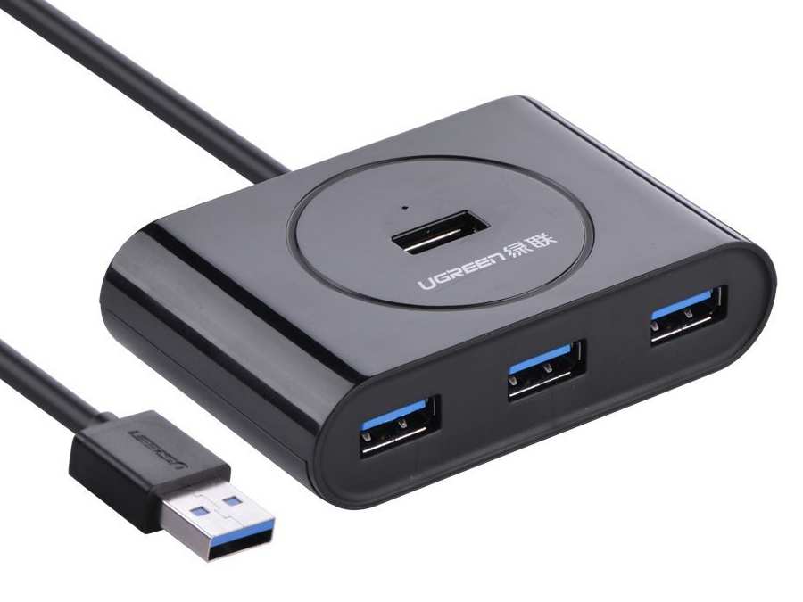 پاورهاب یو اس بی 4 پورت دو متر یوگرین Ugreen CR113 30291 USB3.0 HUB 4 port