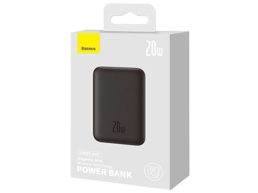 پاوربانک مغناطیسی فست شارژ 10000 بیسوس Baseus Magnetic Mini Wireless Power Bank 20W PPCX030001