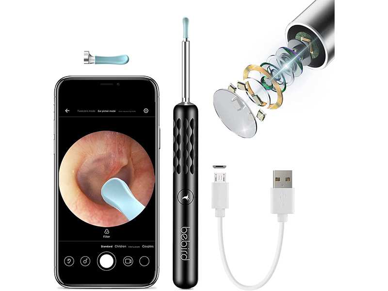 دستگاه آندوسکوپی و پاک کننده داخل گوش شیائومی Xiaomi Bebird R3 Smart Visual Ear Sticks Endoscope