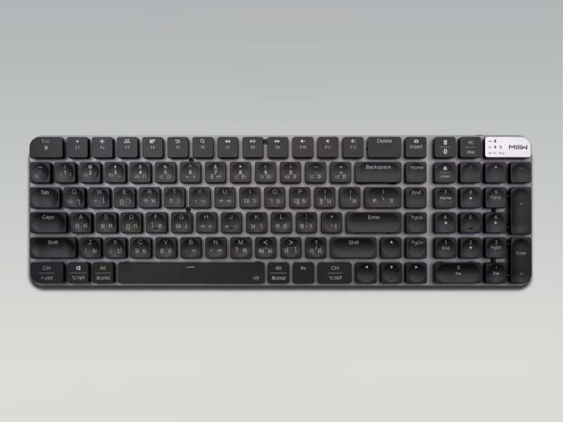 کیبورد بلوتوث مکانیکی دوحالته گیمینگ شیائومی Xiaomi MIIIW MWWMKP01 Wireless Mechanical Keyboard Pro