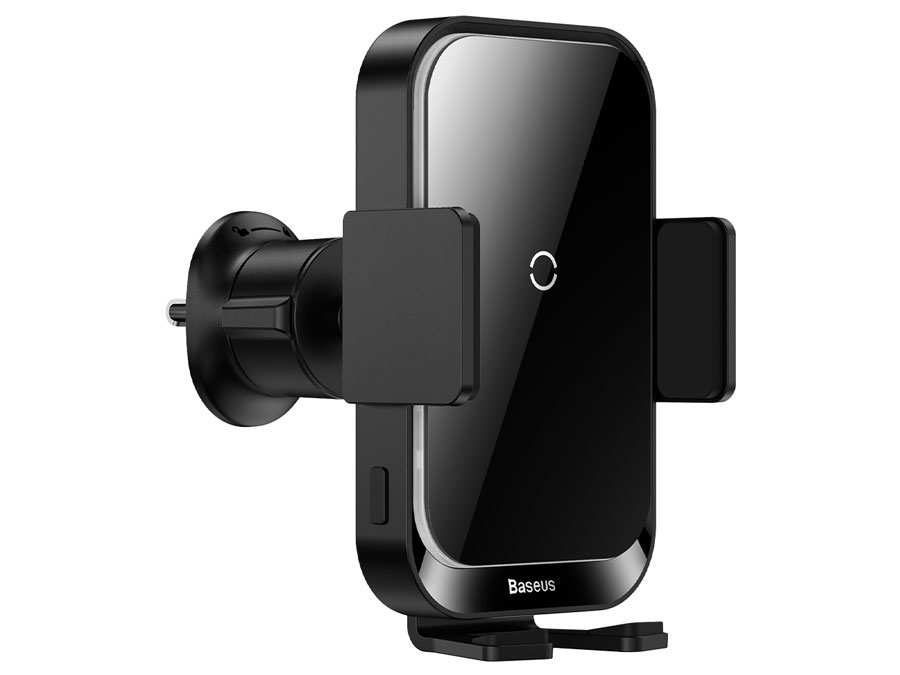 هولدر موبایل خودرو و شارژر وایرلس 15 وات بیسوس Baseus Halo Electric Wireless Charging Car Mount SUDD000001