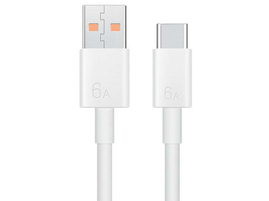 کابل سوپر فست شارژ یو اس بی به تایپ سی 66 وات هوآوی HUAWEI 6A Data Cable 1M USB-A to USB-C