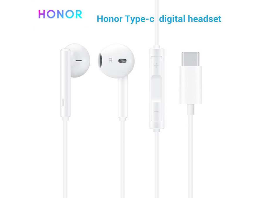 هندزفری سیمی تایپ سی اصلی آنر هواوی Honor Type-C Earphone AM33R