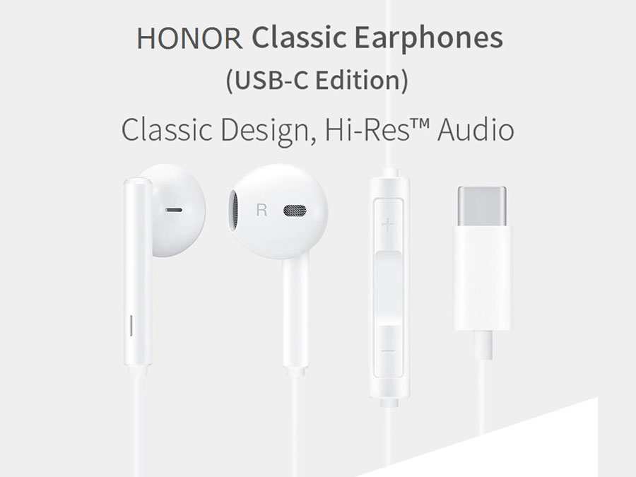 هندزفری سیمی تایپ سی اصلی آنر هواوی Honor Type-C Earphone AM33R