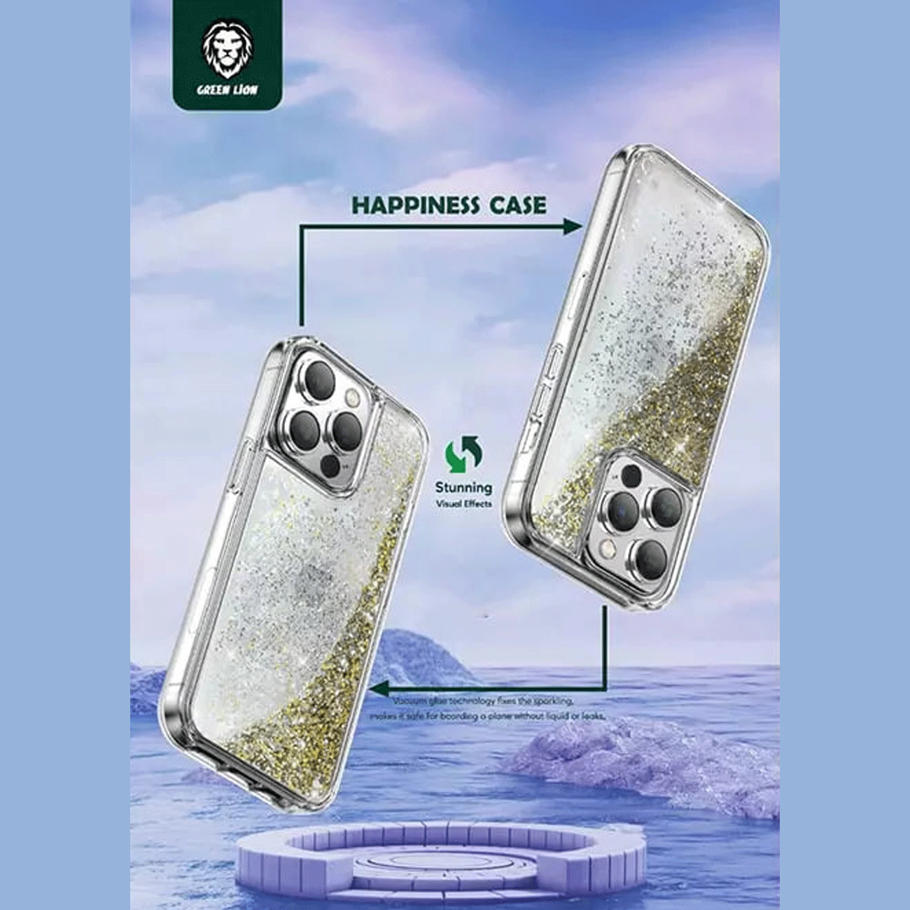 قاب آکواریومی آیفون 14 گرین GNGRC14