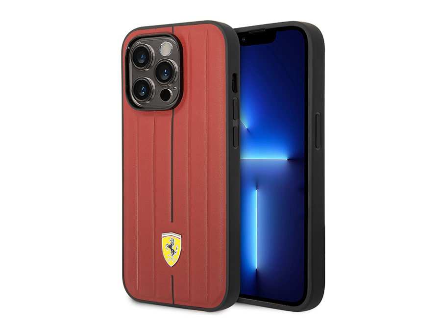 قاب چرمی آیفون 14 پرو طرح فراری CG Mobile iphone 14 Pro Ferrari Leather Case