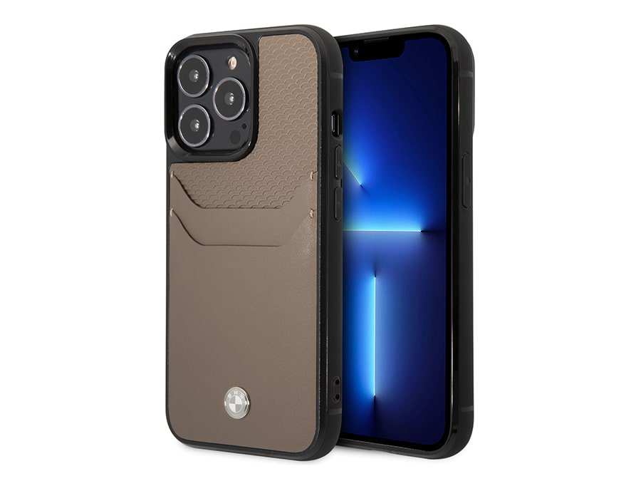 قاب چرمی آیفون 14 پرو طرح بی ام و CG Mobile iphone 14 Pro BMW Leather Case