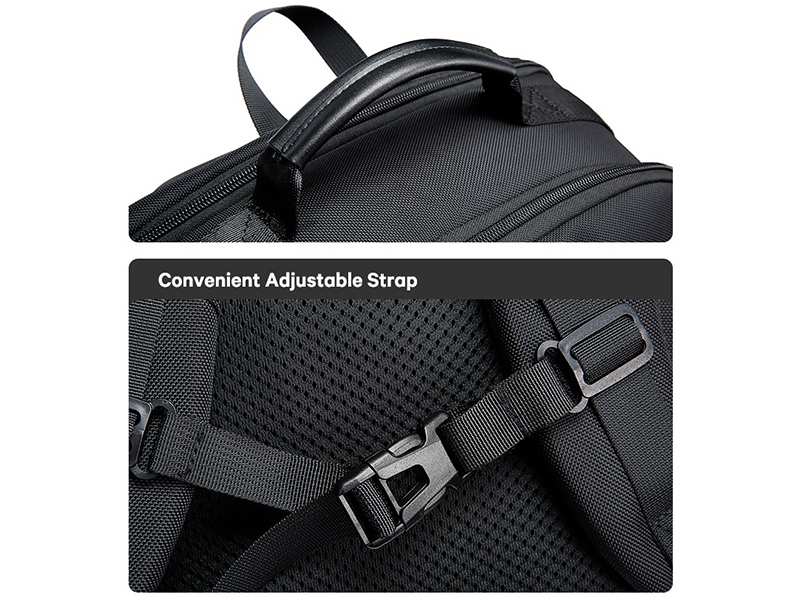 کوله پشتی ضد آب یو اس بی دار بنج مناسب تبلت و لپ تاپ تا 15.6 اینچ Bange BG-2602 Men Impaled Leather Waterproof Backpack with USB Port